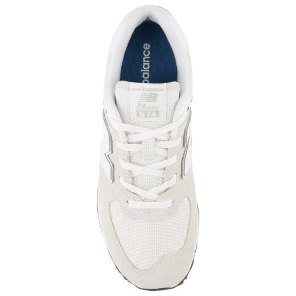 NWT New Balance 574 White/Grey Sneakers | Casual Walking/Running Shoes 👟 - Picture 8 of 10